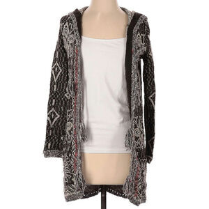 Free People Kai Pom Tapestry XS Cardigan Sweater
